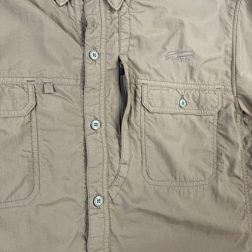 Patagonia Sol Patrol II Shirt Men XXL (Fits Large) Short Sleeve Vented Ripstop - Picture 6 of 14